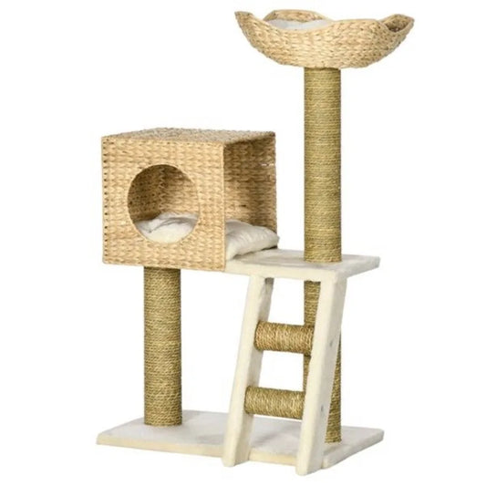 Luxury Cat Tree with Interactive Toys for Playful Kittens