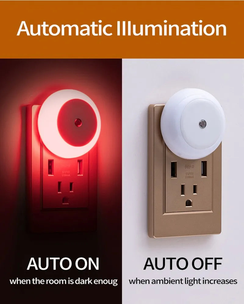 Smart LED Night Light With Sensors For Kids And Babies
