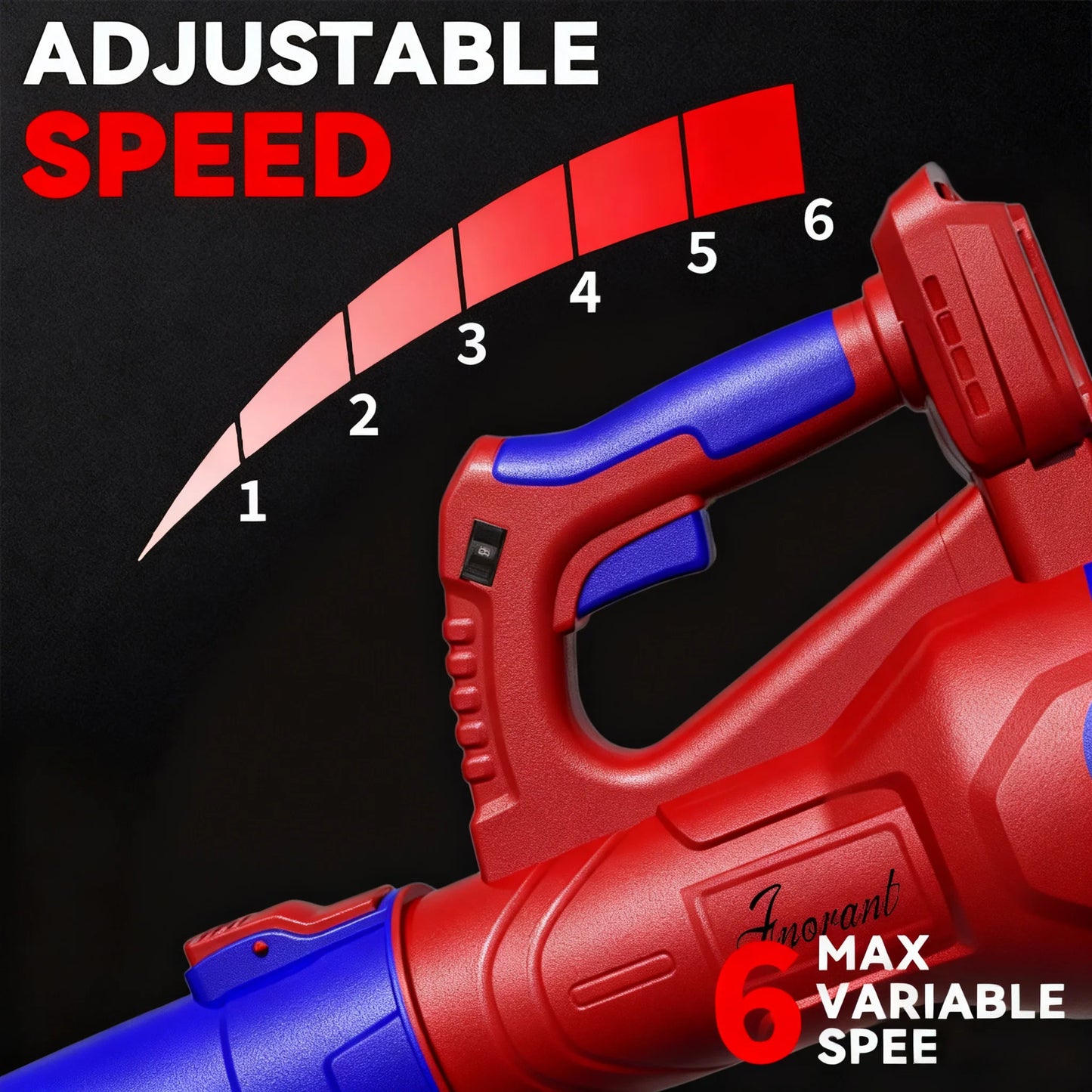 Cordless Leaf Blower With 2 Batteries And Fast Charger