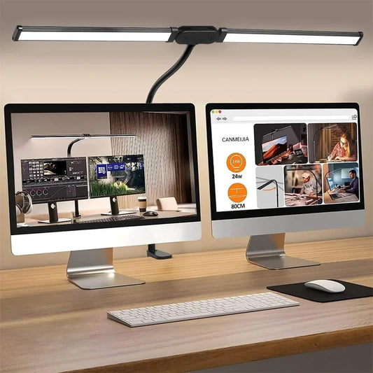 LED Desk Lamp with Clamp for Home Office and Reading