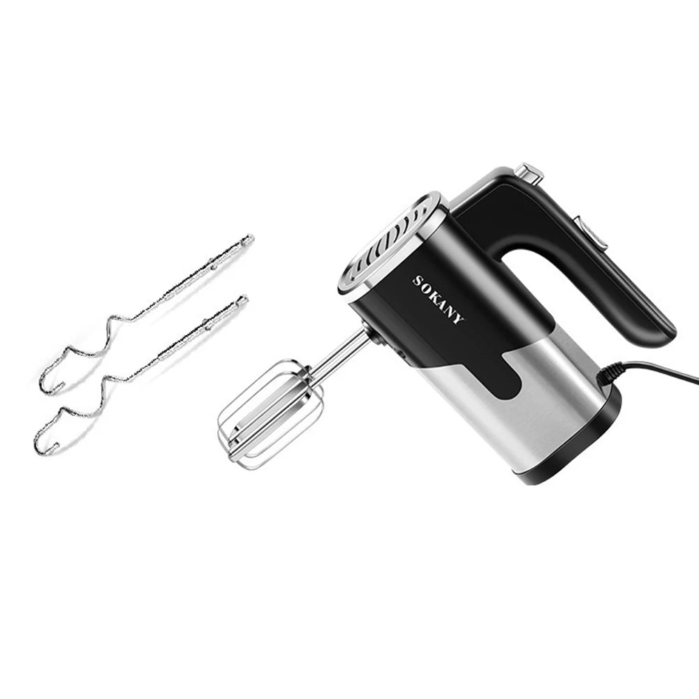 Automatic Electric Dough Mixer and Handheld Egg Beater