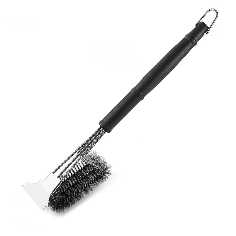 Stainless Steel Barbecue Grill Brush for Effortless Cleaning