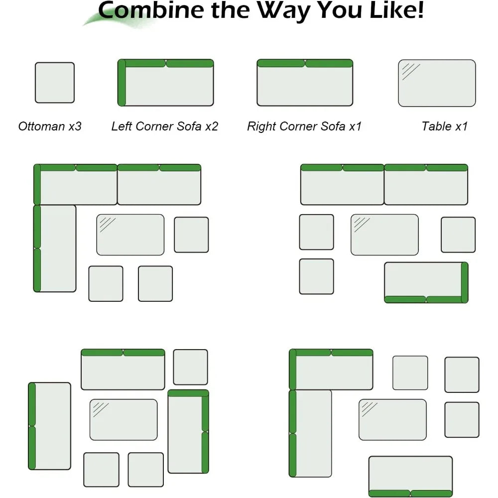 TANGXU Outdoor Patio Furniture Set With Dining Table And Chairs All Weather Wicker