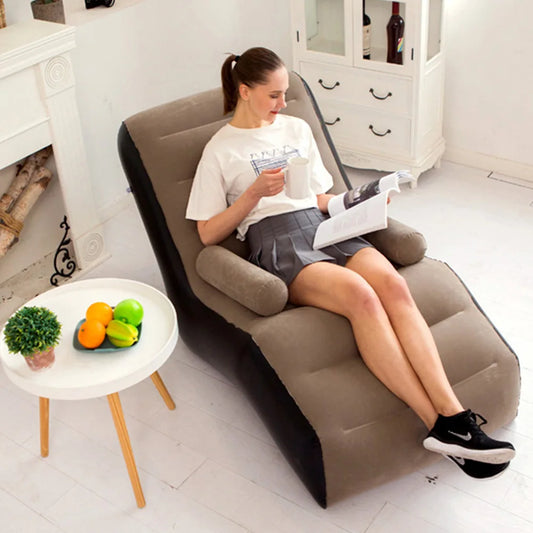 S Shape Inflatable Sofa Chair for Modern Living Room Style