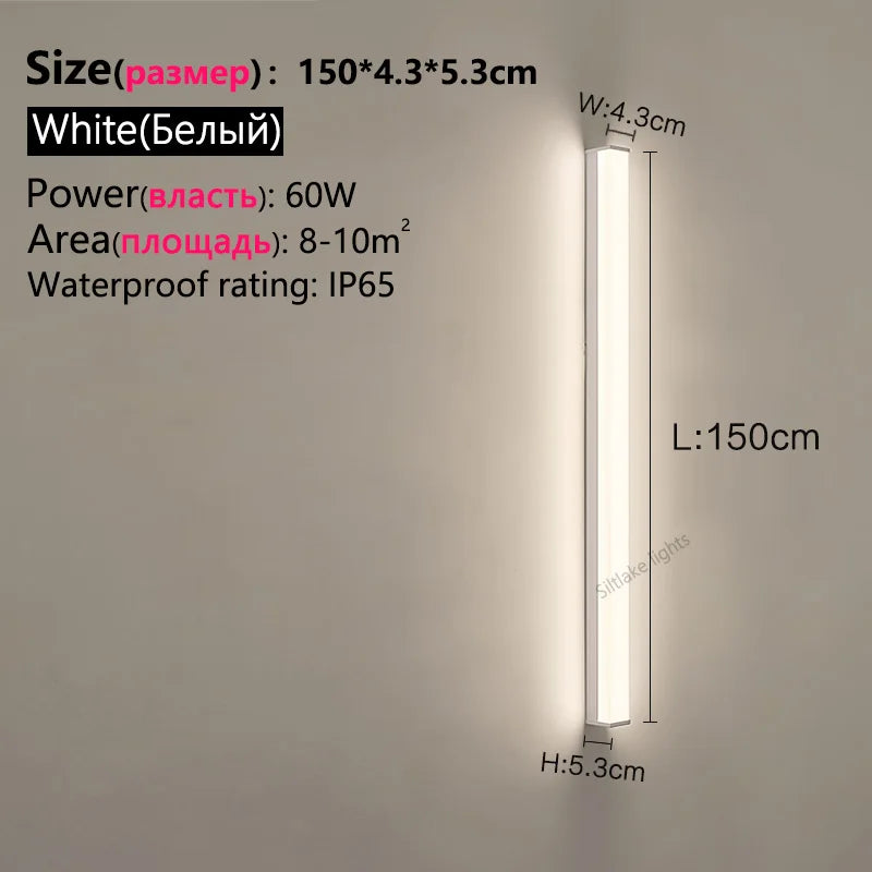 SLL LED Outdoor Wall Light IP65 Waterproof Villa Porch Lamp