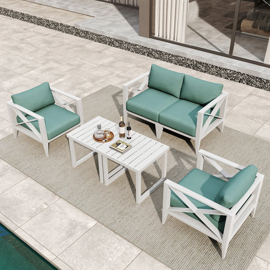 Maison Backyards Aluminum Outdoor Furniture Set Modern