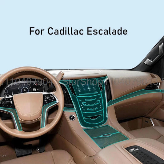 TPU Protective Film for Cadillac Escalade Interior Console Protection