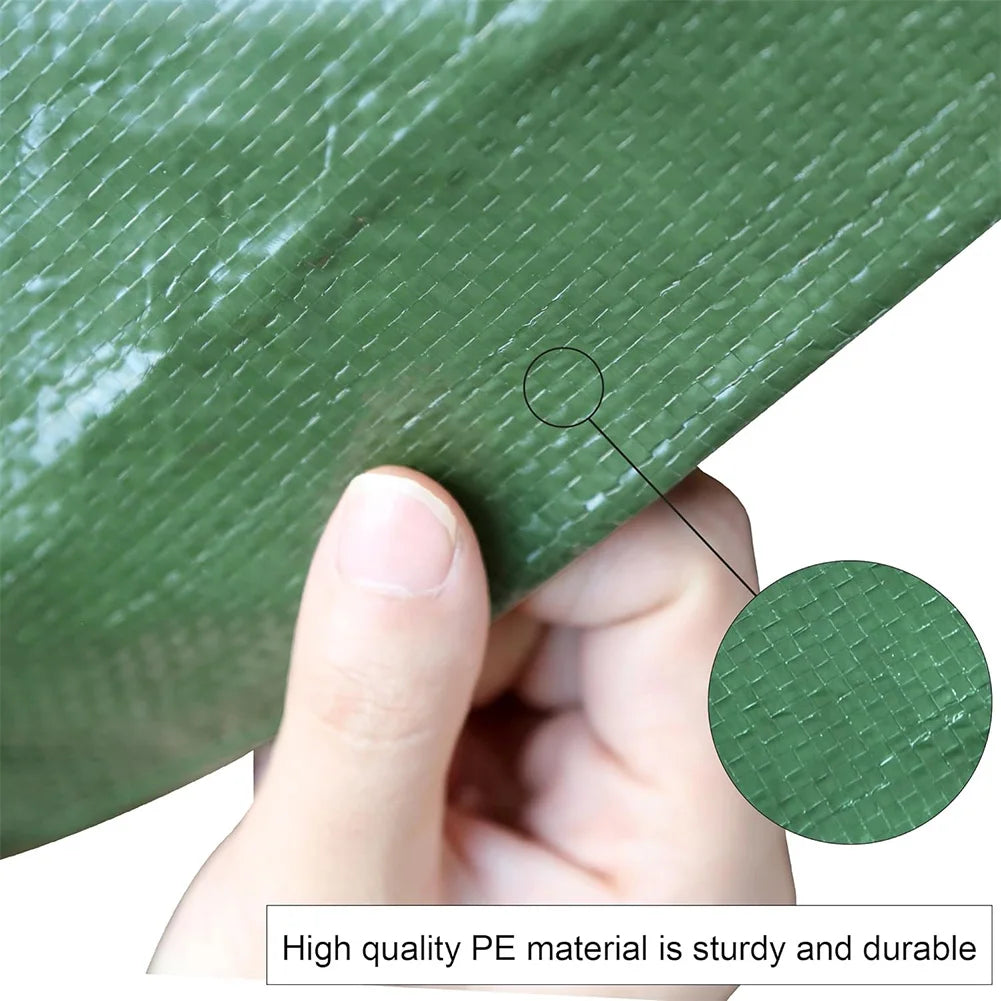 Large Tarpaulin Waterproof Heavy Duty Rain Cloth Truck Tarp Cover Outdoor Camping Tent Canopy Pergola Sun Shade Car Shed Awning