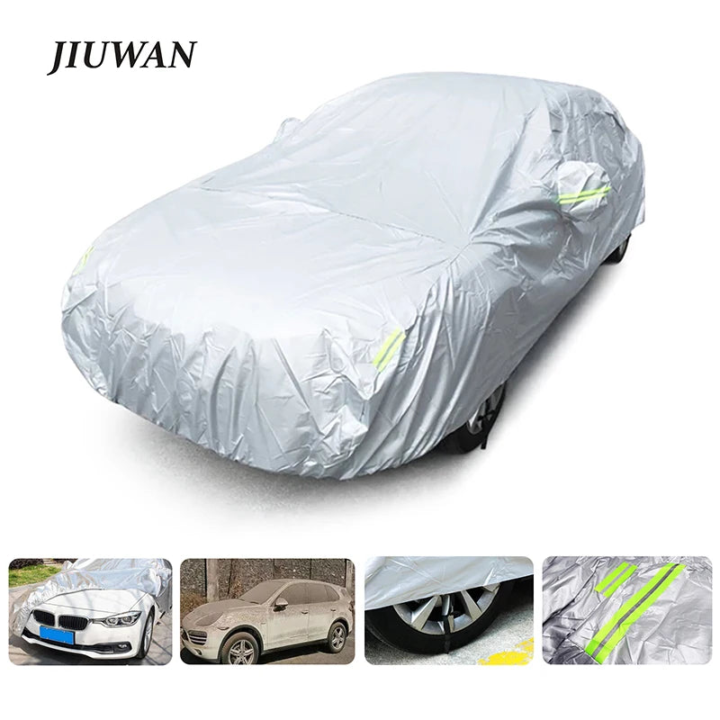 Universal Car Cover for Outdoor Protection from Snow and Dust