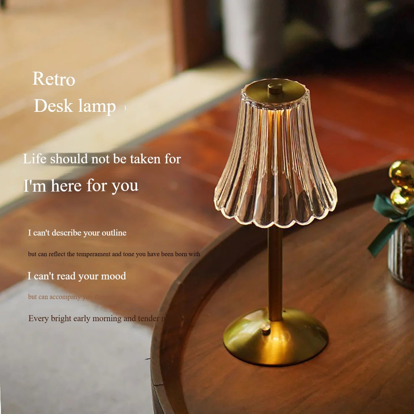 Luxury Diamond Crystal Table Lamp for Elegant Bedroom Ambiance