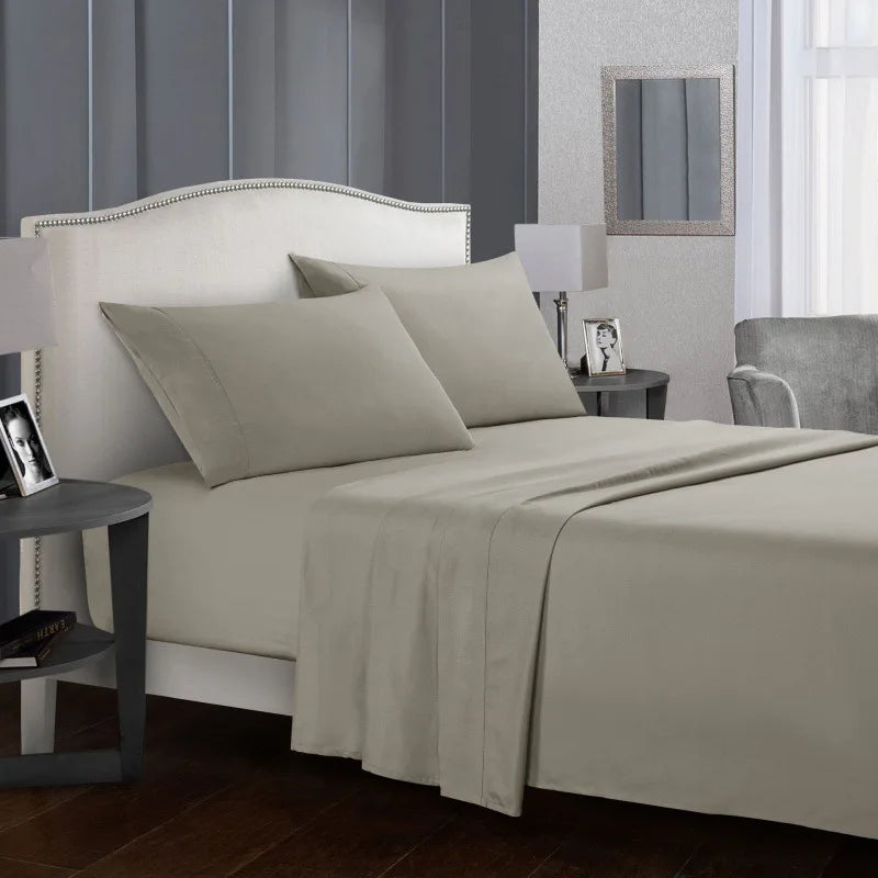 Solid Bed Linen Set for Comfortable Sleep Experience