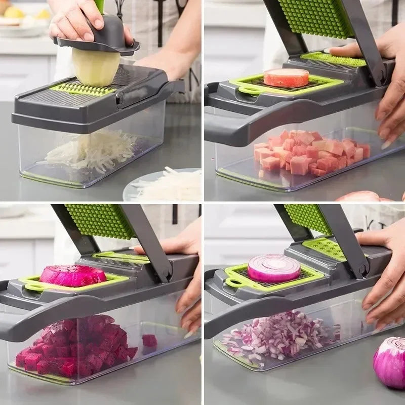 Multifunctional Vegetable Chopper Slicer Dicer for Effortless Cooking
