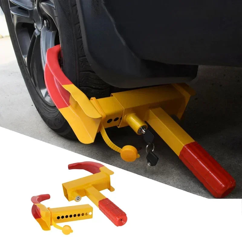 Heavy Duty Tire Lock Wheel Clamp Anti-Theft Auto Accessory