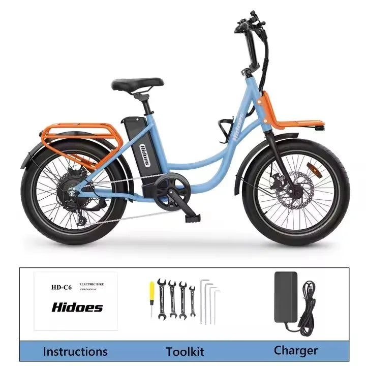 Var Electric City Bicycle Hidoes C6E 36V 13Ah Battery
