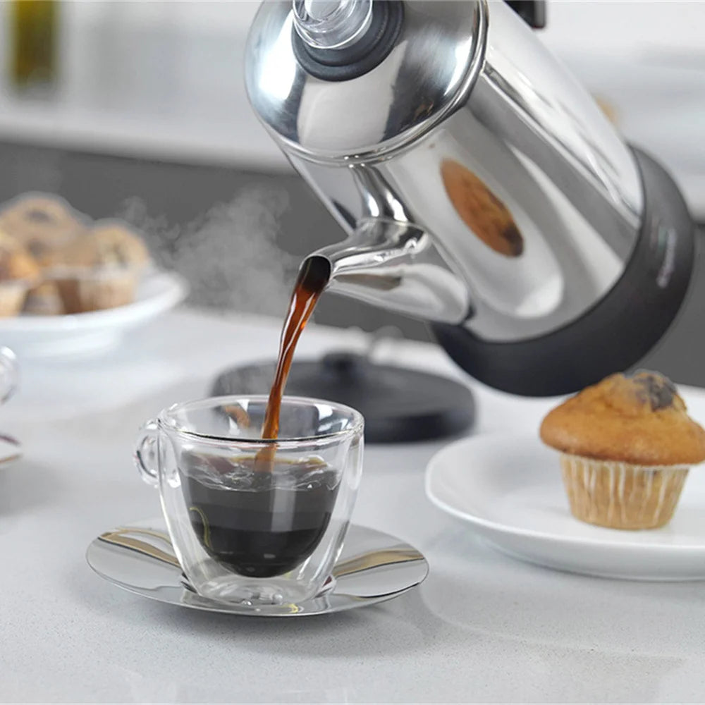 SenseMake 1.8L Percolator 12 Cup Steel Coffee Maker