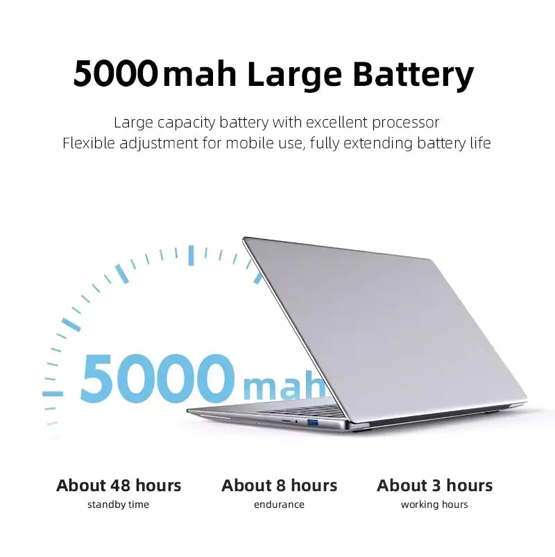 Portable Intel Core i7 Laptop with Windows 11 Pro