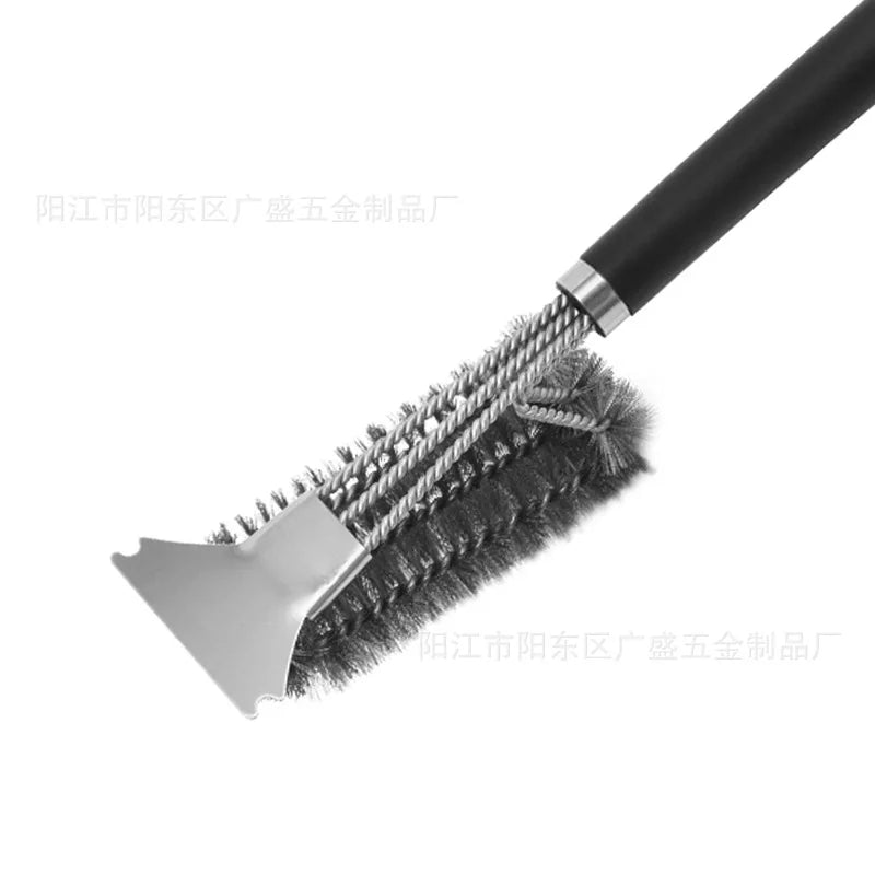 Stainless Steel Barbecue Grill Brush for Effortless Cleaning