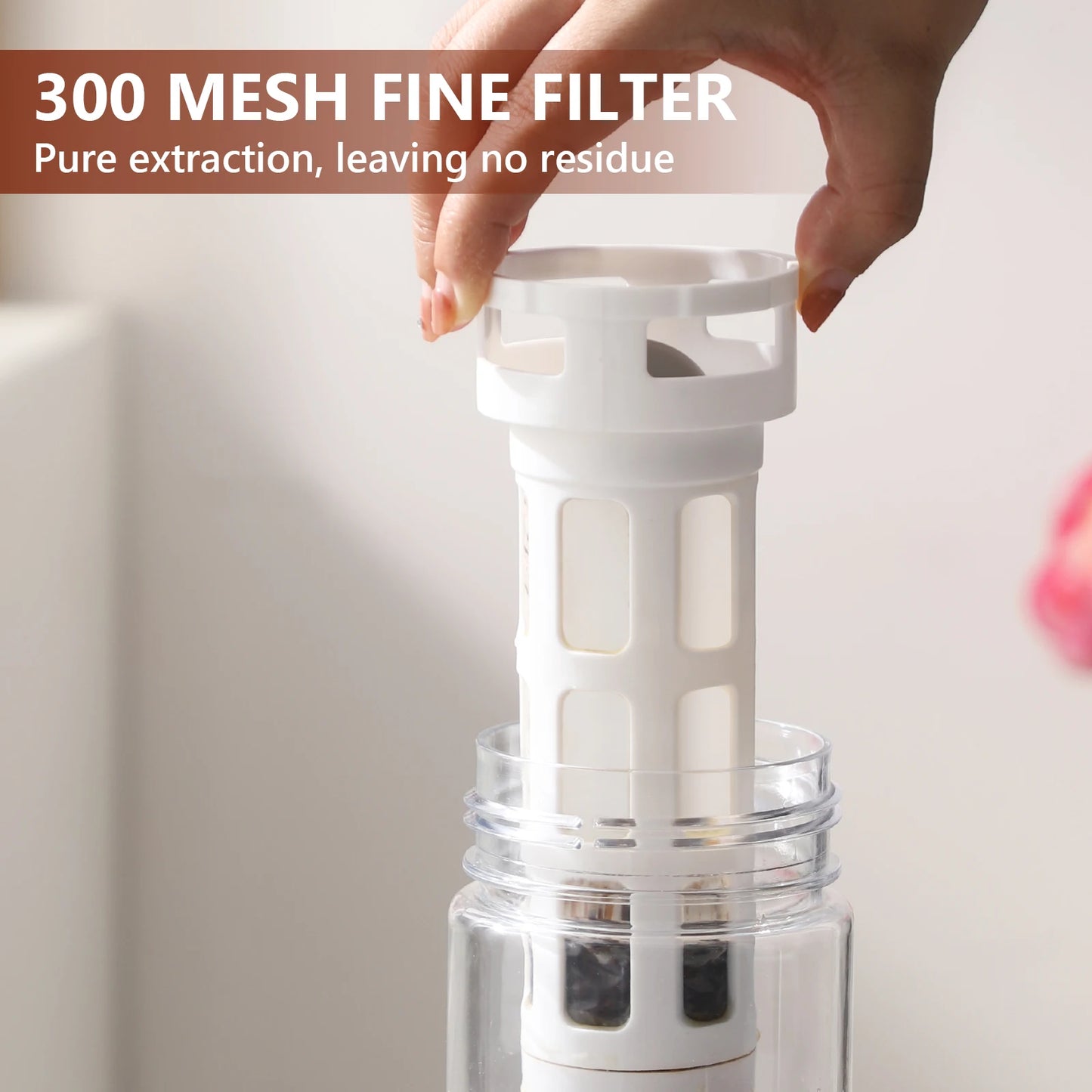 Bincoo Multi-Functional Cold Brew Coffee Maker with Fine Filter