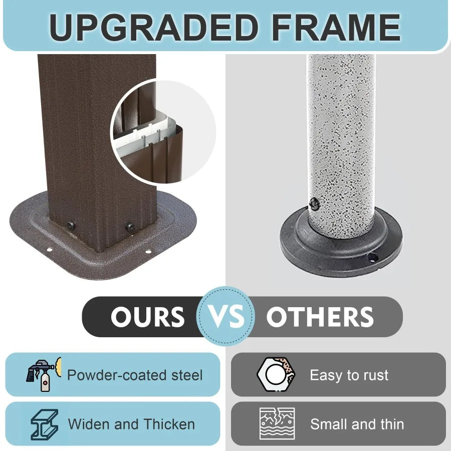 Hign-concerned Arc Roof Grill Canopy BBQ Gazebo Patio