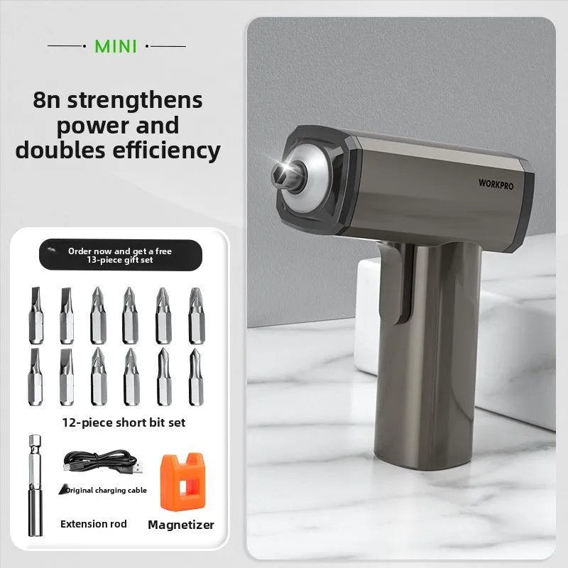 Compact Cordless Electric Screwdriver Forward And Reverse