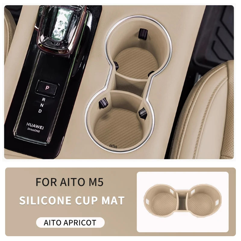 Silicone Cup Holder Limiter For SERES 5 AITO M7 M5