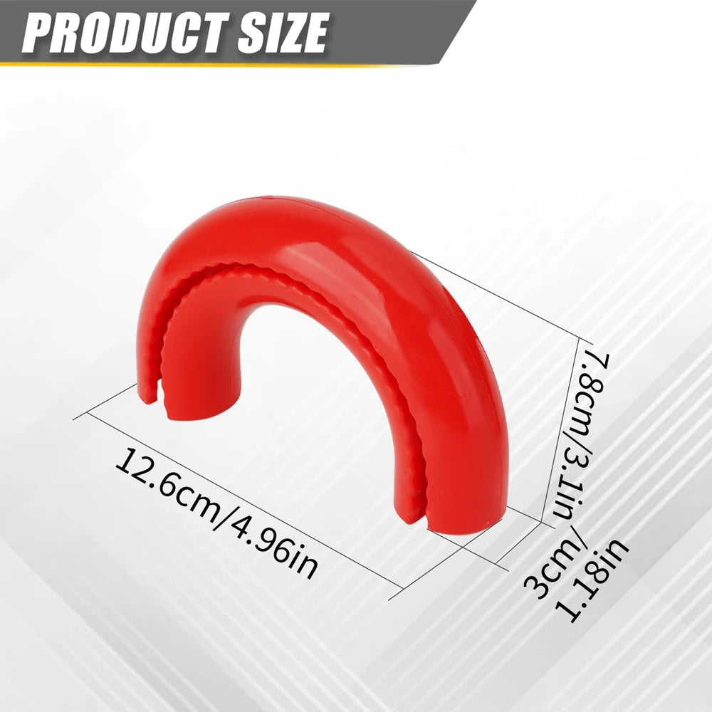 Red D-Ring Trailer Hook Covers for Ford F150 Accessories