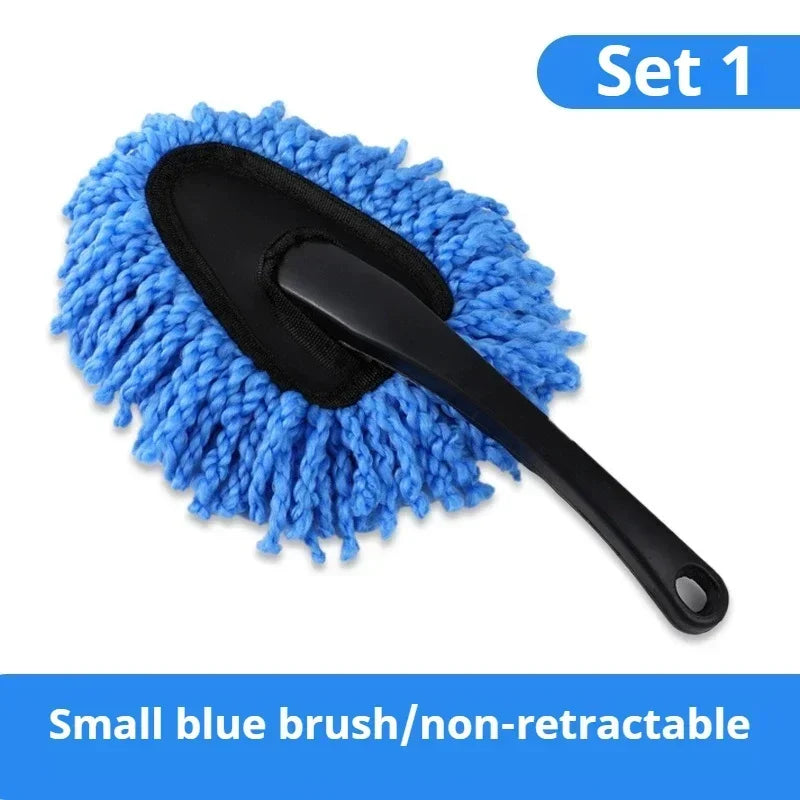 Car Cleaning Tools Microfiber Dust Mop and Washing Brush