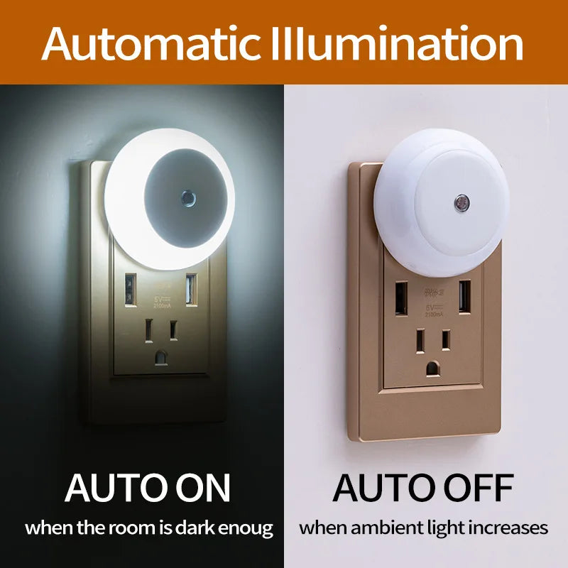 Smart LED Night Light With Sensors For Kids And Babies