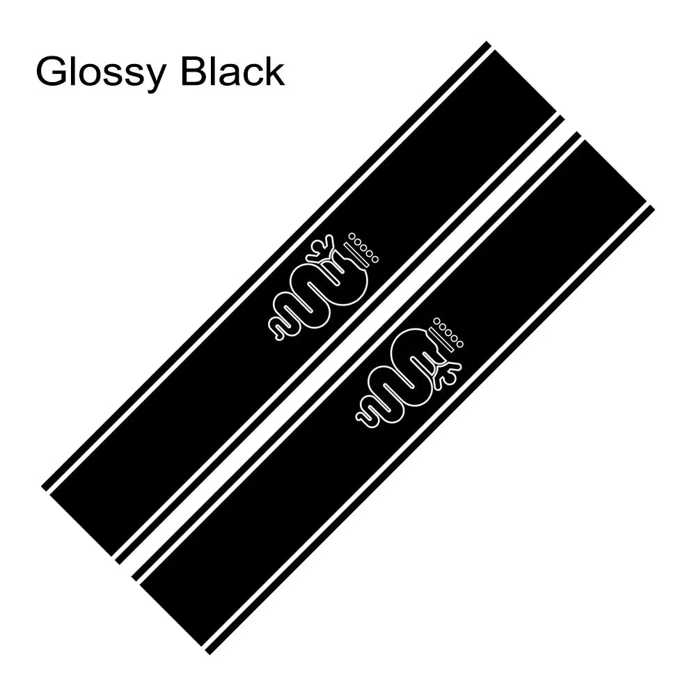2PCS Car Side Body Stickers Decal For Alfa Romeo Giulia Giulietta 159 156 MITO Stelvio 147 Sportiva Duetto GT Tuning Accessories