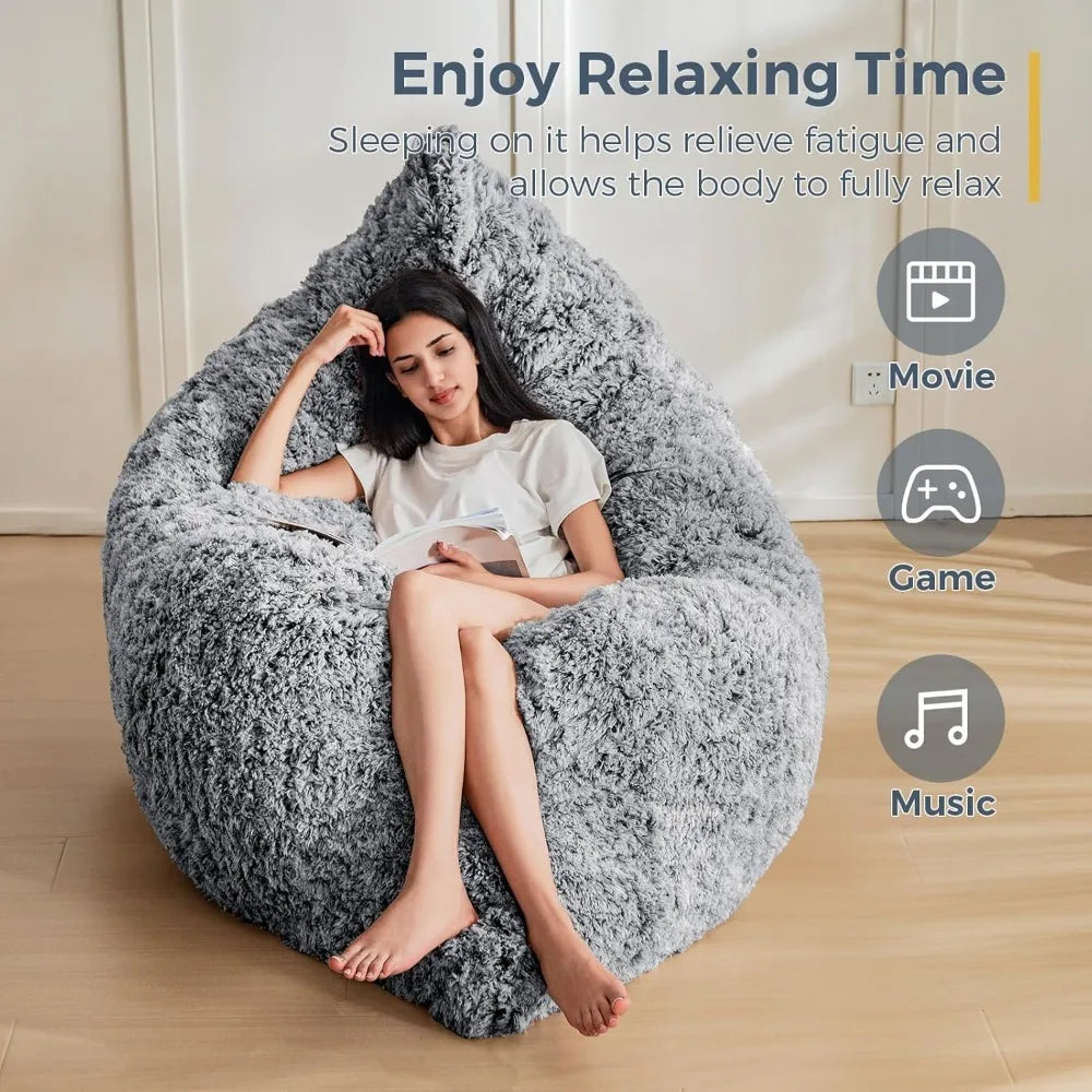 Cozy 3 in 1 Bean Bag Chair for Ultimate Relaxation