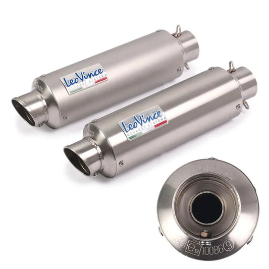 LeoVince EMark Slip On Exhaust Universal Motorcycle Honda