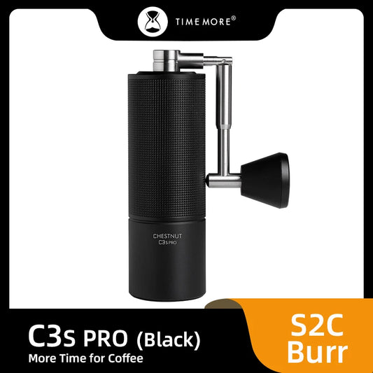 Timemore Chestnut C3S Pro Manual Coffee Grinder with Steel Burrs