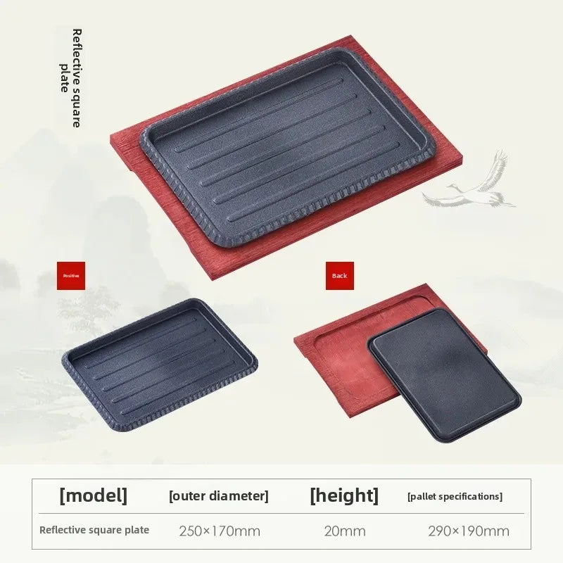 Commercial Grade Non-Stick Iron Pan for BBQ and Grilling