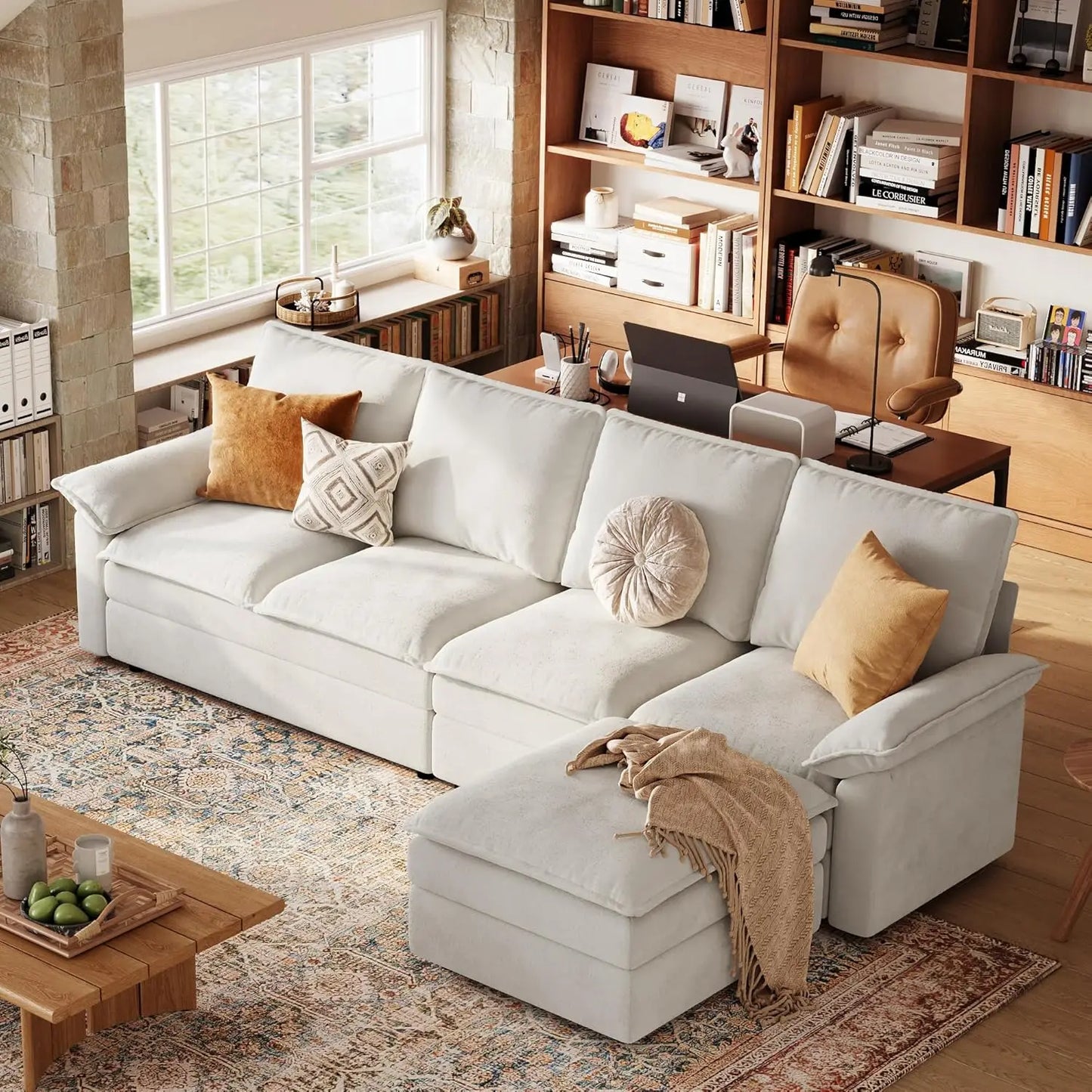 Guangbai Modular L Shaped Sectional Sofa With Chaise
