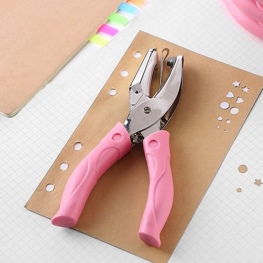 Handheld Hole Puncher for Creative Paper Crafting and Projects