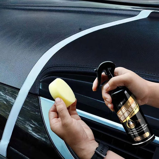 AIVC Car Plastic Restorer and Leather Polish Spray