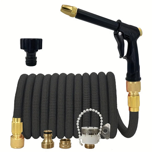 New Expandable Magic Hose High Pressure Car Wash Hose With Spray Gun Set Garden Watering Irrigation Tool