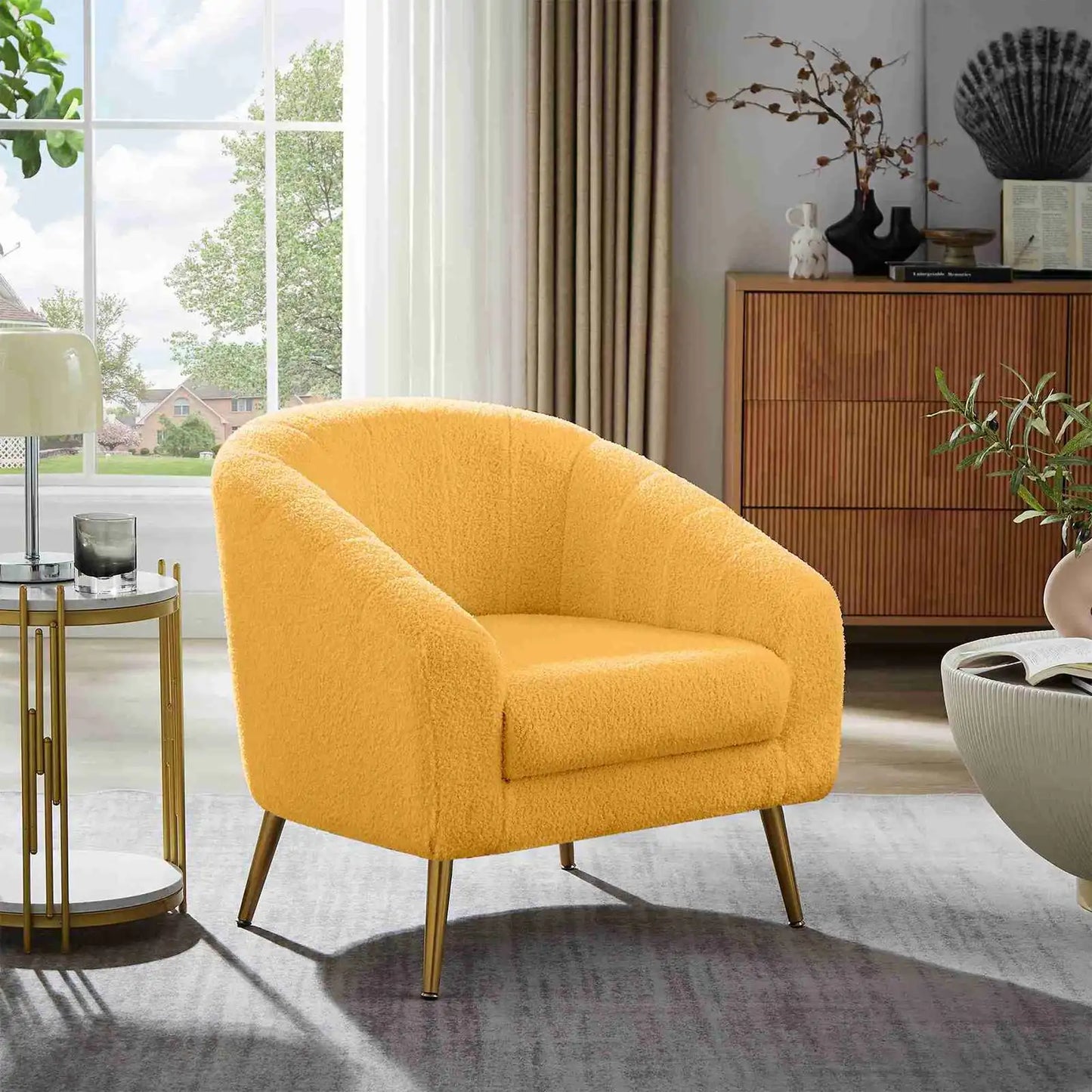 Elegant Accent Chair for Cozy Reading and Relaxing Moments