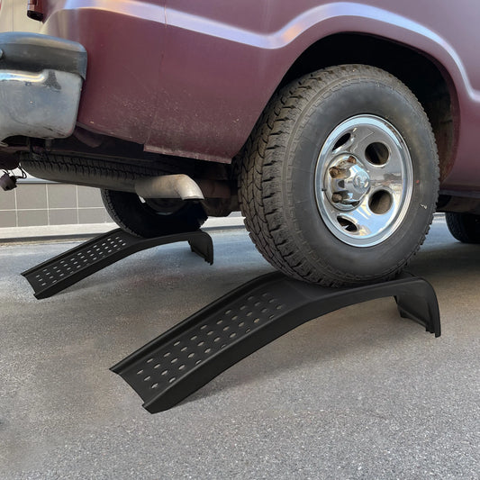 TWISTER.CK Heavy Duty Steel Car Ramps 8000 Lbs 2 Pack