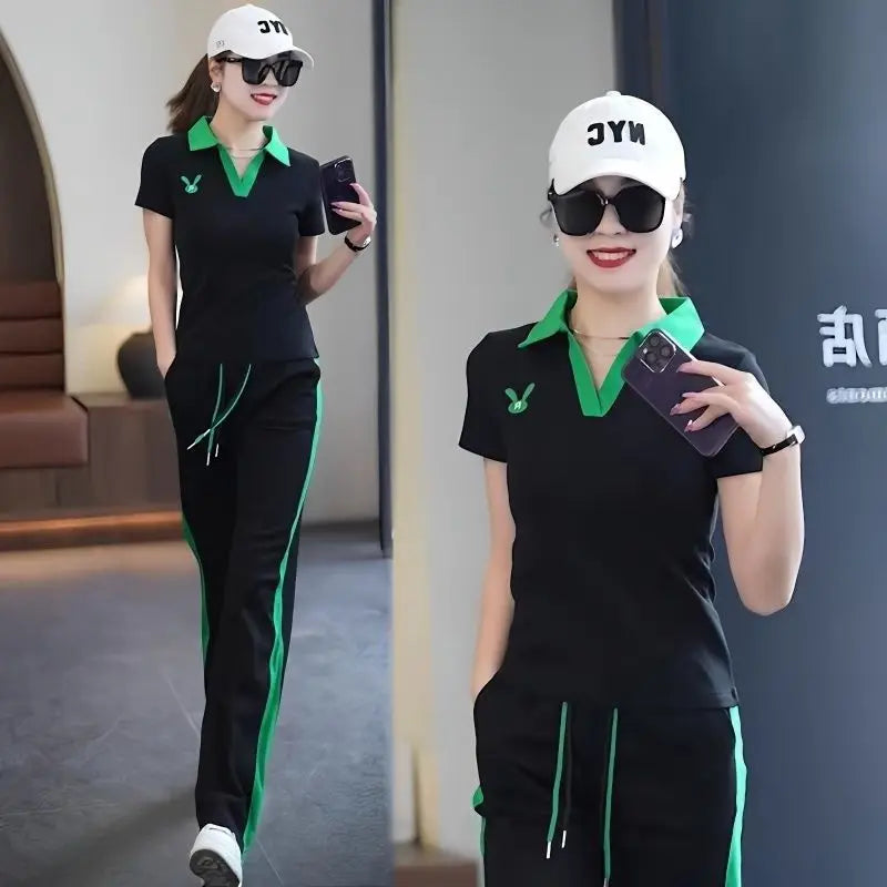 OEING Womens Casual Sports Knit Two Piece Comfort Set