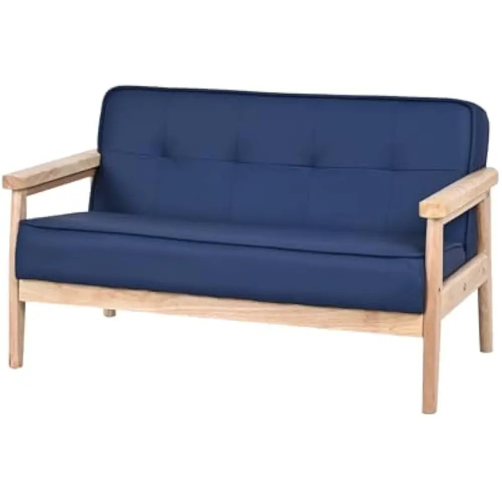 Combination Modern Living Sofa Seater Couch With Wood Arms