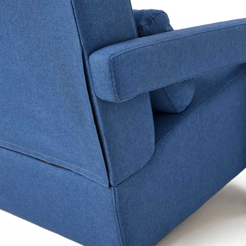Modern Linen Upholstered Accent Chair for Cozy Living Spaces