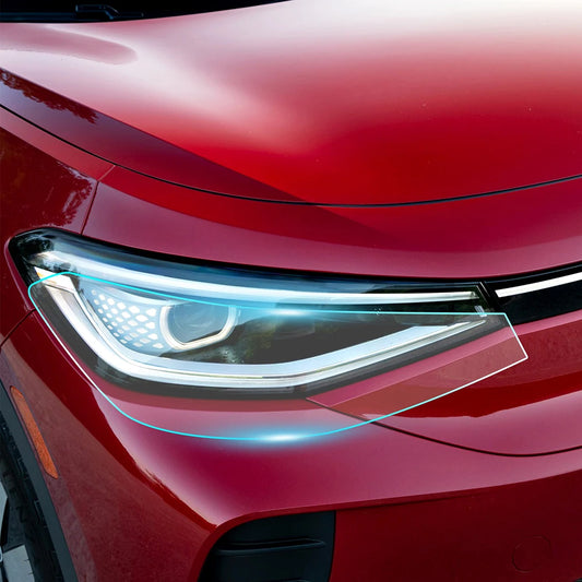 KUNGKIC Precut Paint Protection Film 8.5mil TPU for Volkswagen ID.4 2021 to 2024 Clear Bra Transparent Headlight Film