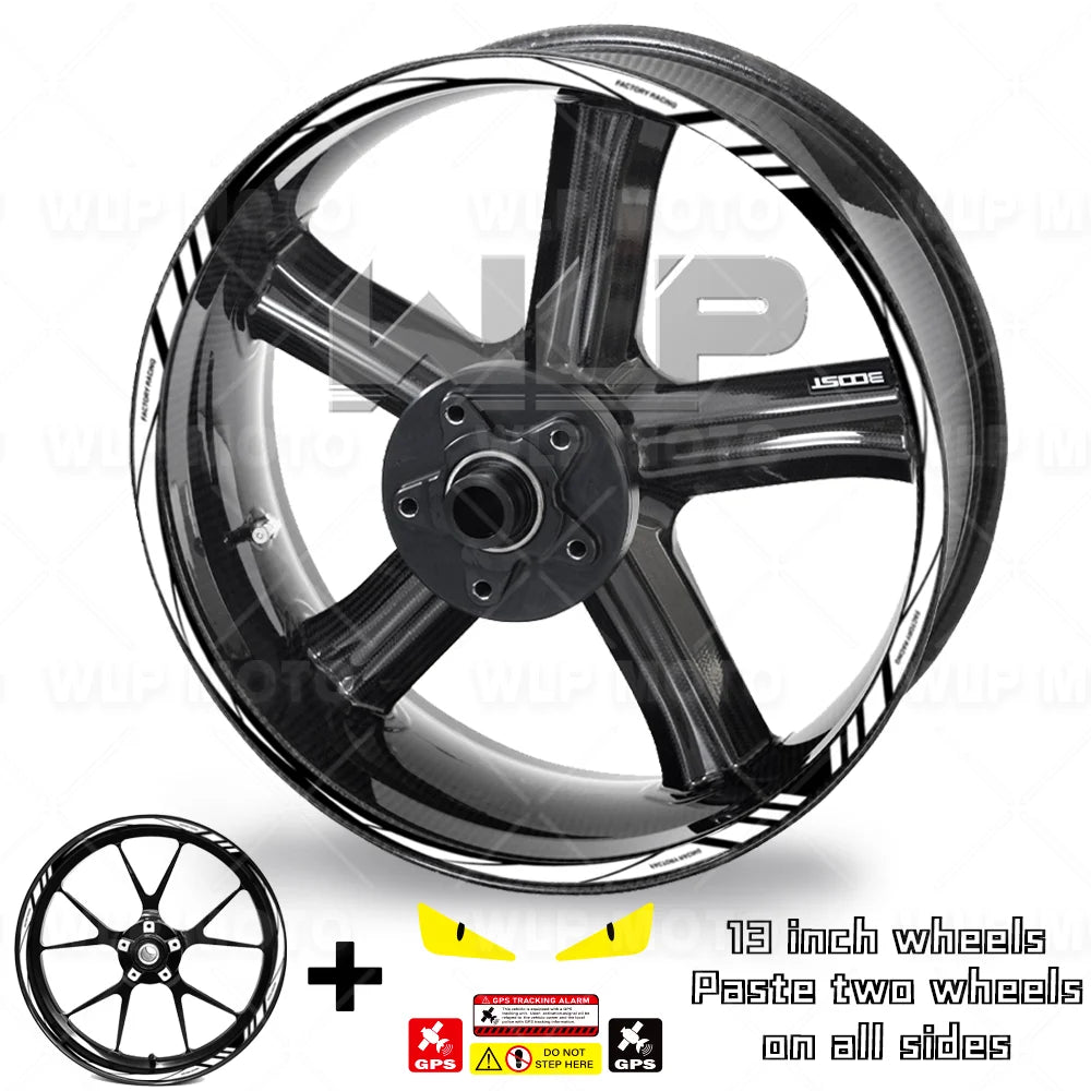 Choice Reflective Motorcycle Wheel Tape Stickers For Ducati
