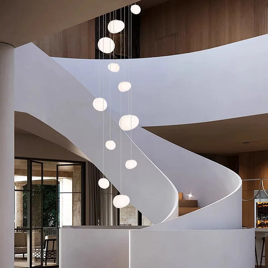 Modern Home Decor LED Pendant Lights for Living Room and Dining Room Adjustable Hanging Lamps with Remote Control