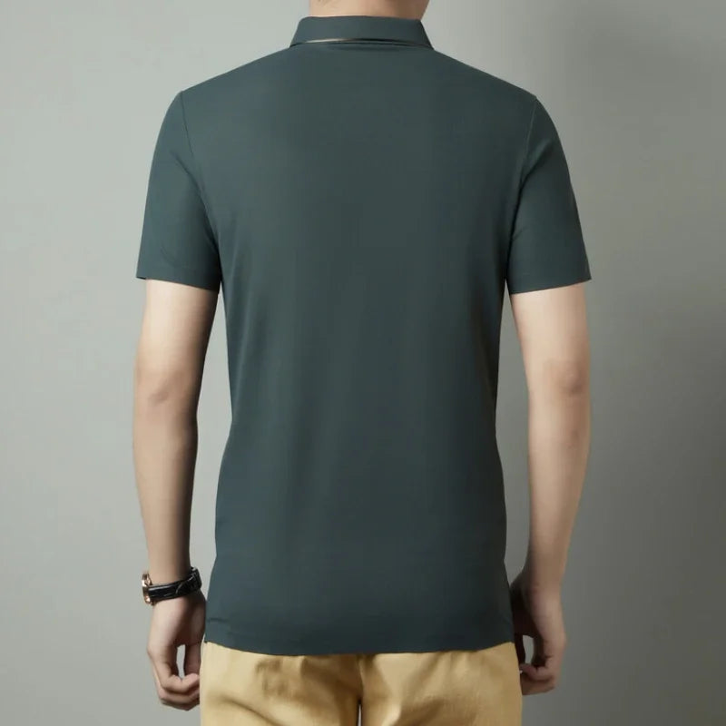 Elitevest Men's Polo Shirt Premium Luxury Cool Fabric