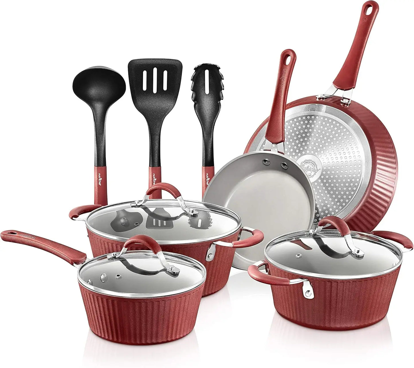 Elegant Non-Stick Kitchenware Pots And Pans Cookware Set