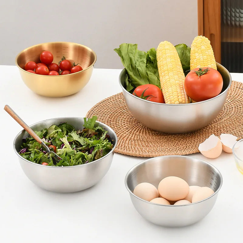 Choice Stainless Steel Ramen Bowl Single Layer Tableware