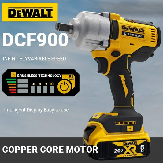 DEWALT DCF900 Brushless Cordless Impact Wrench With Three Speed Adjustment