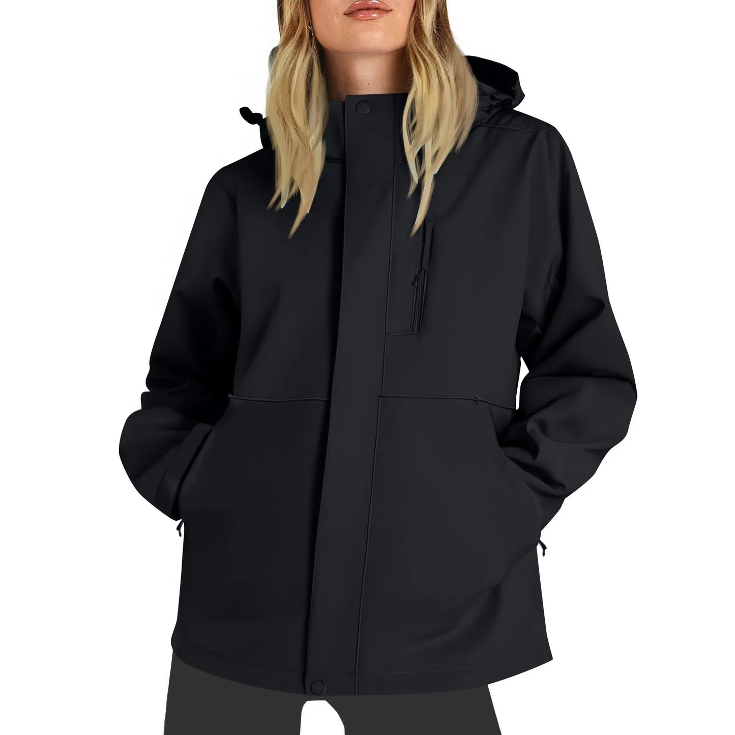 Womens Windproof Waterproof Climbing Jacket With Hood